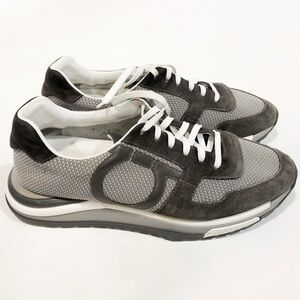 SALVATORE FERRAGAMO Gancini Brooklyn Sneakers Men's Size 11